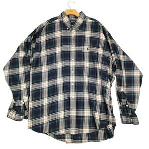 Ralph Lauren Blake Men's XXL Plaid Button Down Long Sleeve Cotton Shirt